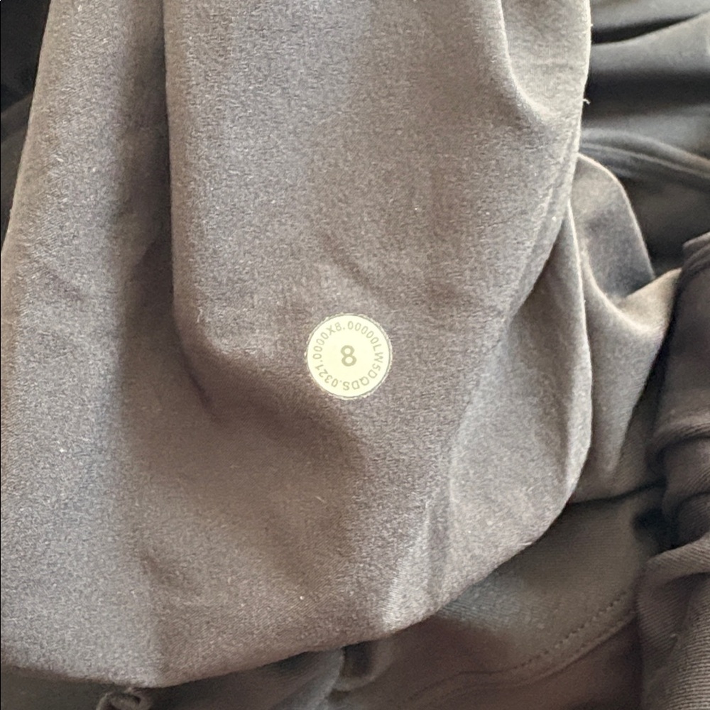 NEW Lululemon Stretch High-Rise Black Jogger Size 8 - Picture 4 of 9